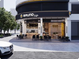 Κορυφαίο  franchise & design από την Bruno Coffee stores των 100 καταστημάτων